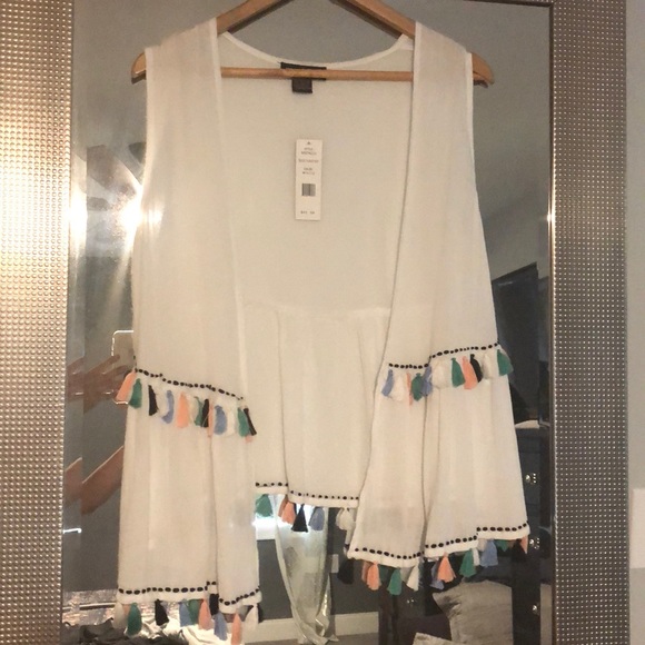 Madden Girl Tops - Steve Madden summer tassel vest